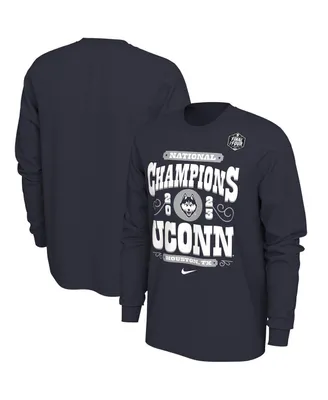 Men's Nike Navy UConn Huskies 2023 Ncaa Basketball National Champions Celebration Long Sleeve T-shirt