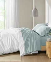 Madison Park Peached Cotton Percale -Pc. Sheet Set