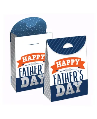 Happy Father's Day We Love Dad Gift Favor Bags Party Goodie Boxes 12 Ct