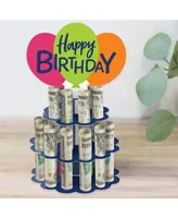 Big Dot of Happiness Cheerful Happy Birthday Diy Colorful Birthday Party Money Holder Gift Cash Cake