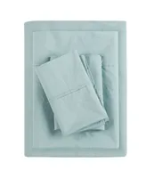 Madison Park Peached Cotton Percale -Pc. Sheet Set