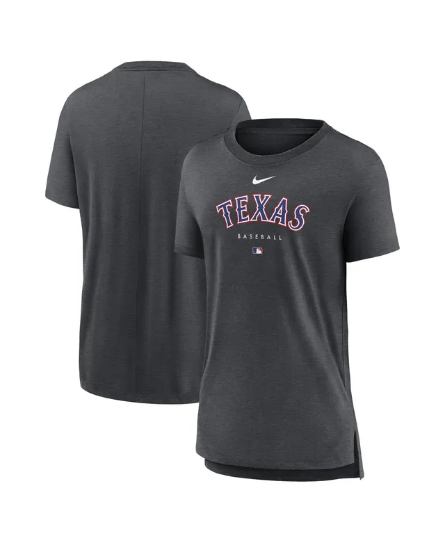 Nike Women's Texas Rangers Dri-FIT Touch T-Shirt - Macy's