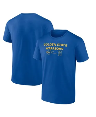 Men's Fanatics Klay Thompson Royal Golden State Warriors Name and Number T-shirt