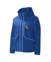 Women's G-iii 4Her by Carl Banks Royal Golden State Warriors Last Shot Full-Zip Hoodie Jacket