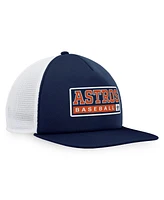 Men's Majestic Navy, White Houston Astros Foam Trucker Snapback Hat