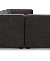 Kyle 3 Piece Stain-Resistant Fabric Sectional