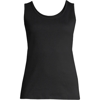 Lands' End Women's Tall Cotton Tank Top