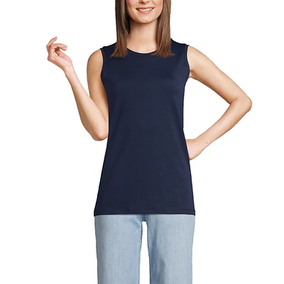 Lands' End Women's Tall Supima Cotton Tank Top