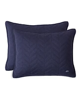 Lacoste Home Herringbone Stitch Quilt Set