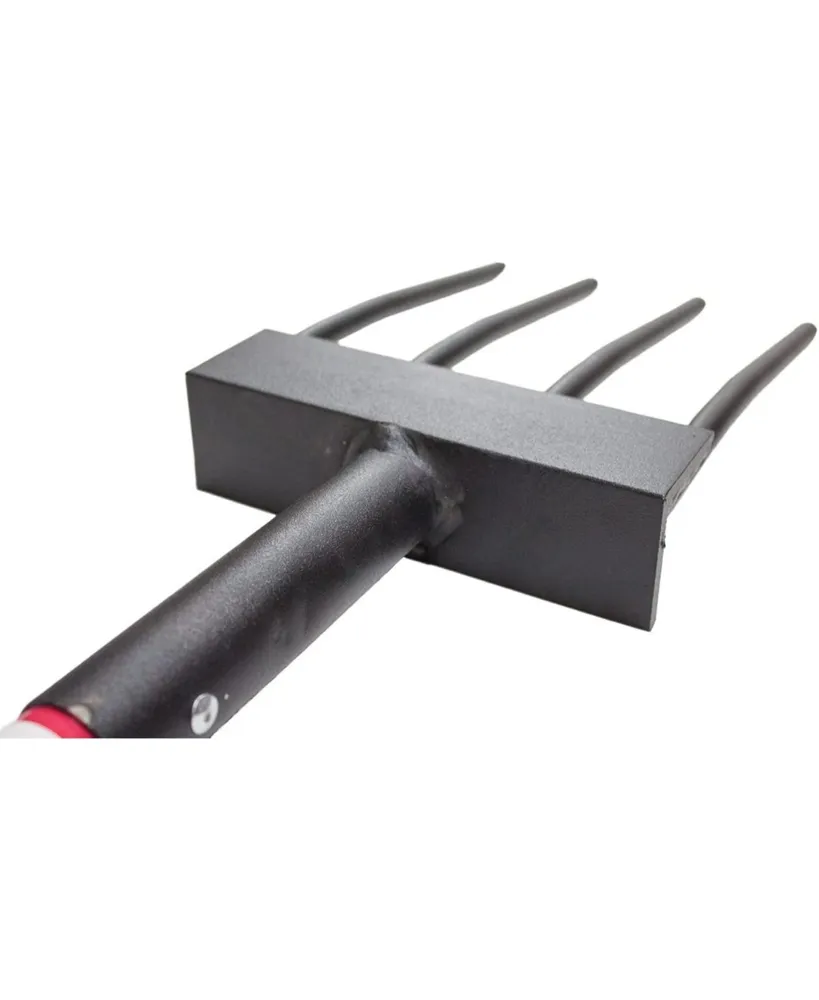 Bully Tools Spading Fork with Fiberglass, D-Grip Handle