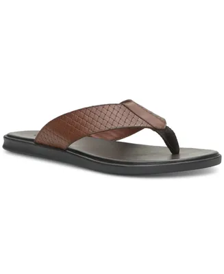 Vince Camuto Men's Waylyn Leather Thong Sandals
