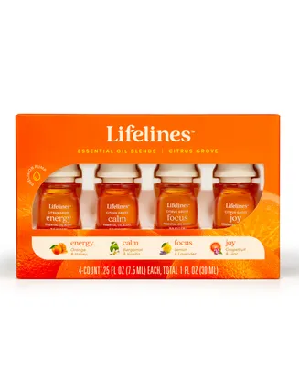 Lifelines Essential Oil Blends- Citrus Grove, 4 Pack