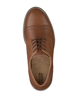 Johnston & Murphy Little Boys Conard Cap Toe Leather Shoes