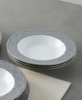 Noritake Infinity Graphite 12 Piece Set, Service for 4