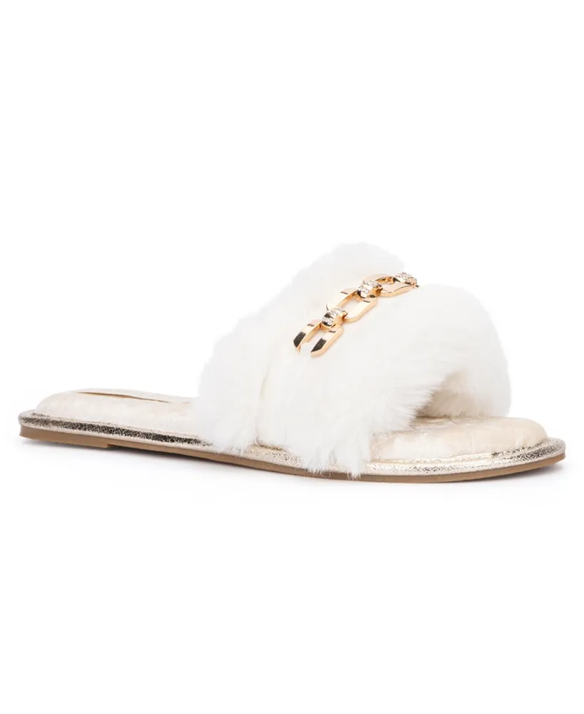 Women's Valentina Furry Slides