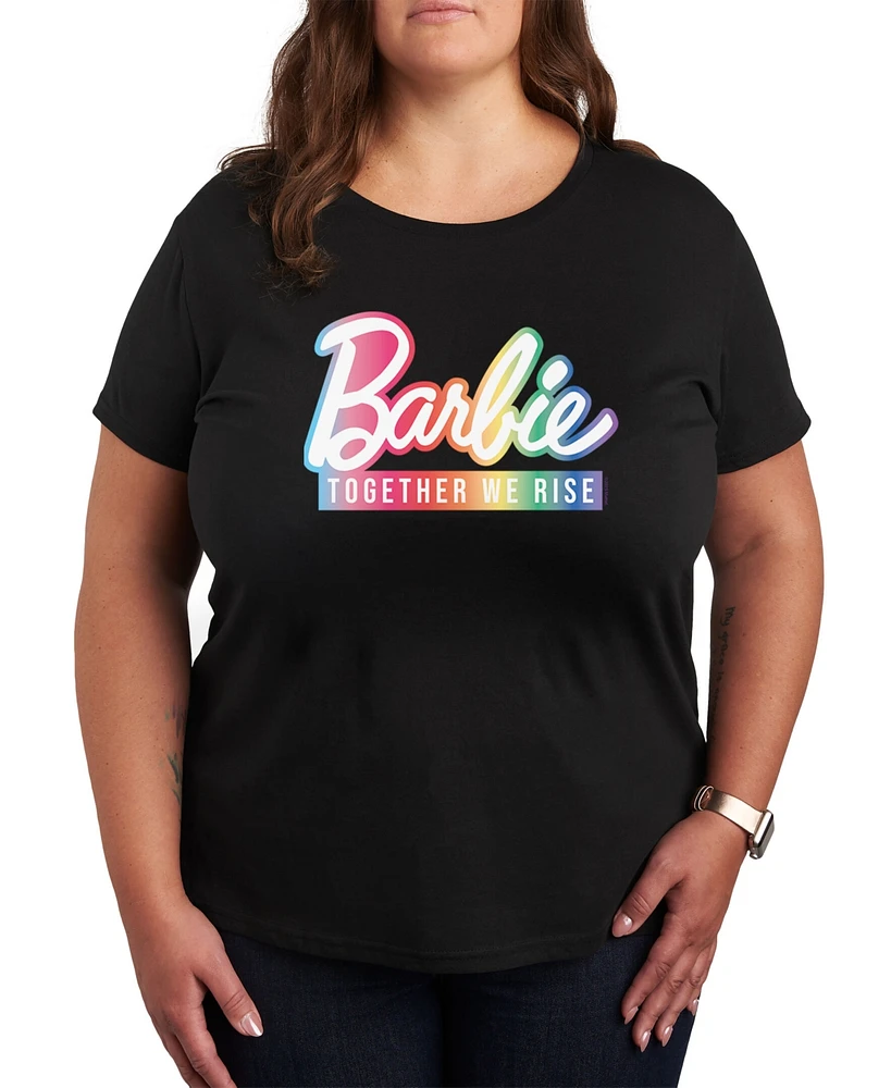 Hybrid Apparel Trendy Plus Barbie Pride Graphic T-shirt