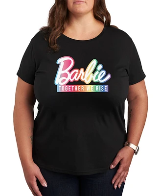 Hybrid Apparel Trendy Plus Barbie Pride Graphic T-shirt
