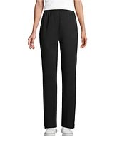 Lands' End Petite Sport Knit High Rise Elastic Waist Pants