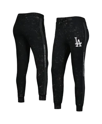 Women's The Wild Collective Black Los Angeles Dodgers Marble Jogger Pants