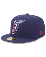 Men's New Era Navy Jacksonville Jumbo Shrimp Authentic Collection Alternate Logo 59FIFTY Fitted Hat