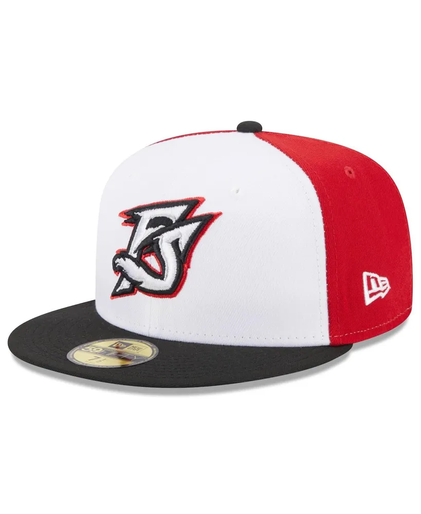 Men's New Era White Richmond Flying Squirrels Authentic Collection Alternate Logo 59FIFTY Fitted Hat