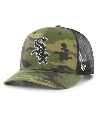 Men's '47 Brand Camo Chicago White Sox Trucker Snapback Hat