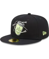 Men's New Era Navy Columbia Fireflies Authentic Collection Team Alternate 59FIFTY Fitted Hat