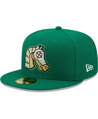 Men's New Era Green Caballeros De Charlotte Copa La Diversion 59FIFTY Fitted Hat