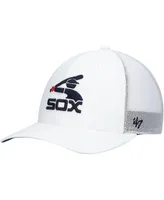 Men's '47 Brand White Chicago White Sox Secondary Trucker Snapback Hat