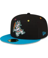 Men's New Era Black Hickory Crawdads Copa De La Diversion 59FIFTY Fitted Hat