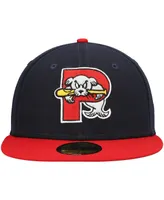 Men's New Era Navy Portland Sea Dogs Authentic Collection Road 59FIFTY Fitted Hat