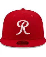 Men's New Era Red Tacoma Rainiers Authentic Collection 59FIFTY Fitted Hat