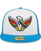 Men's New Era White, Royal Pelicanos De Myrtle Beach Copa La Diversion 59FIFTY Fitted Hat