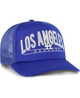 Men's '47 Brand Royal Los Angeles Dodgers Backhaul Foam Trucker Snapback Hat