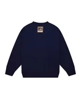 Women's Mitchell & Ness Navy Houston Astros Logo Lt 2.0 Pullover Sweatshirt