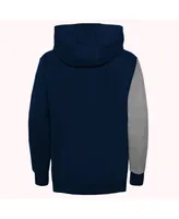 Big Boys and Girls Heather Gray, Navy Colorado Avalanche Unrivaled Pullover Hoodie