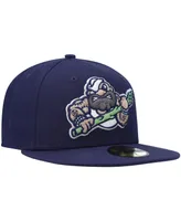 Men's New Era Navy Stockton Ports Authentic Collection Team Alternate 59FIFTY Fitted Hat