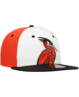 Men's New Era White Delmarva Shorebirds Authentic Collection Team Alternate 59FIFTY Fitted Hat
