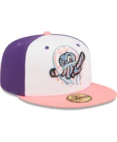 Men's New Era White, Pink Medusas de Jersey Shore Copa De La Diversion 59FIFTY Fitted Hat