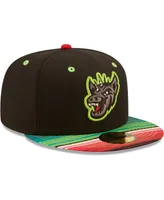 Men's New Era Black Chupacabras De Round Rock Copa La Diversion 59FIFTY Fitted Hat