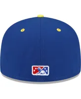 Men's New Era Blue Binghamton Rumble Ponies Copa De La Diversion 59FIFTY Fitted Hat