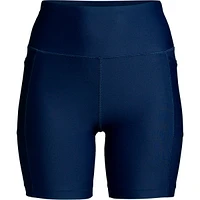 Lands' End Plus High Waisted 6" Bike Swim Shorts with Upf 50 Sun Protection