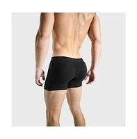 Rounderbum Men's Padded Boxer Brief + Smart Package Cup