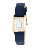 Porsamo Bleu Women's Karolina Diamond Genuine Leather Band Watch 1082BKAL