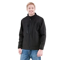 RefrigiWear Men's Warm Insulated Softshell Jacket with Soft Micro-Fleece Lining