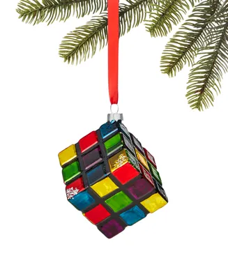 Holiday Lane Retro Holiday Colorful Blocks Ornament, Created for Macy's