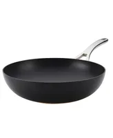 Anolon Nouvelle Copper Luxe Hard-Anodized Nonstick Stir Fry, 12", Onyx