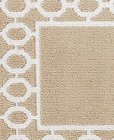 Jean Pierre Christine Trellis Border Tufted Runner Rug