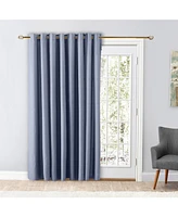 Ricardo Glasgow Grommet Curtain Patio Panel w/Wand 112"W x 84"L