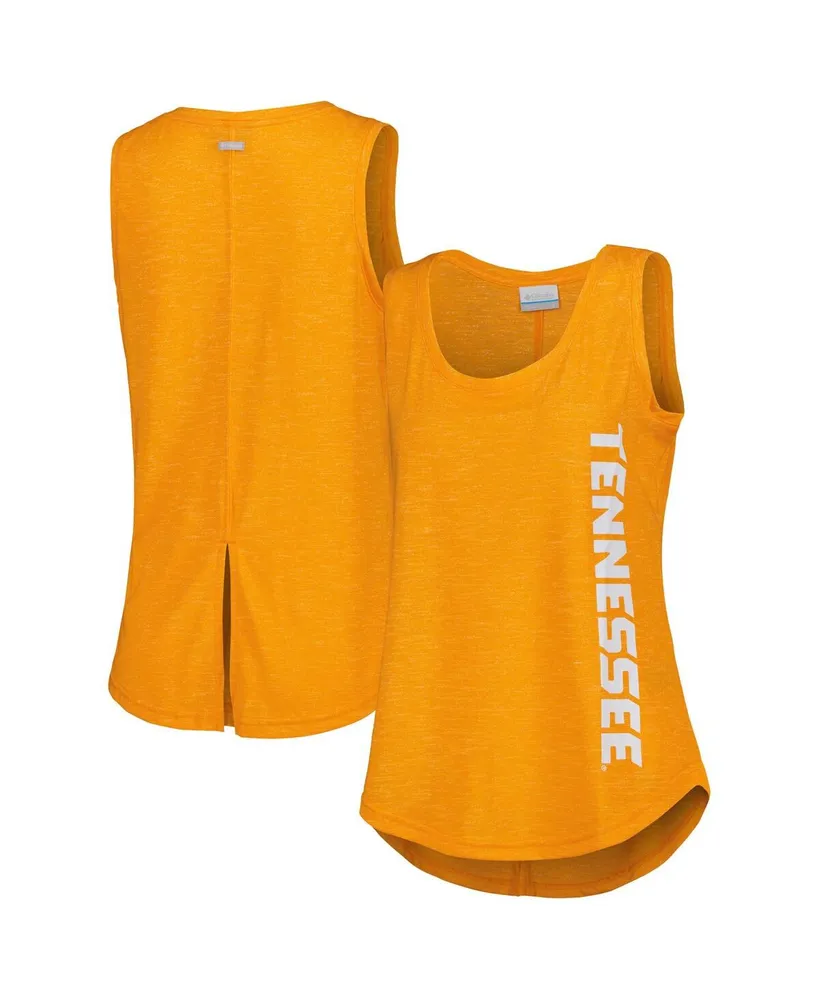Women's Columbia Tennessee Orange Tennessee Volunteers Cades Cape Omni-Wick Tri-Blend Tank Top